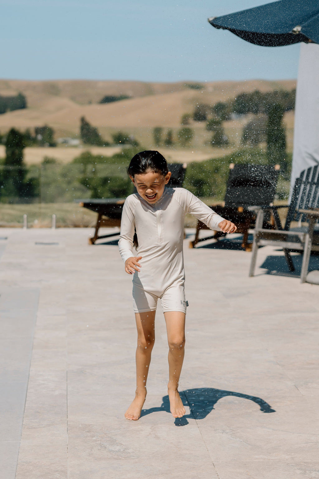 Unisex Sandstone Long Sleeve Swimsuit