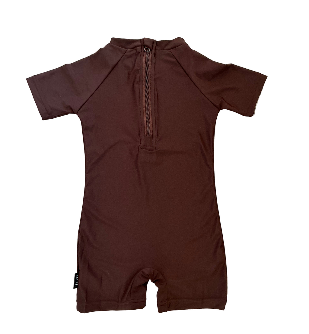 Unisex Driftwood Short Sleeve Swimsuit